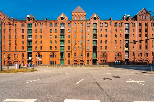 Brick buildings, Speicherstadt, Hamburg, Germany
