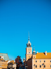 Naklejka premium Traditional Cathedral building in Warsaw, Poland