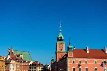Old Market Square in Warsaw, Poland