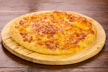 Georgian traditional cuisine – Khachapuri with cheese