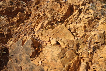 Mars rocks and stones