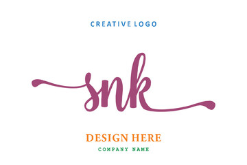 SNK lettering logo is simple, easy to understand and authoritative