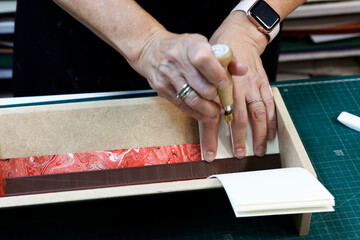 Binding a book