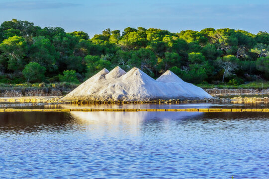 Spain, Balearic Islands, Mallorca, Colonia de Sant Jordi, Saline