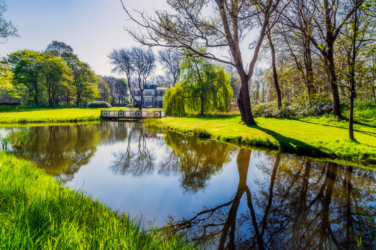 Zeeland, Domburg, park with villa