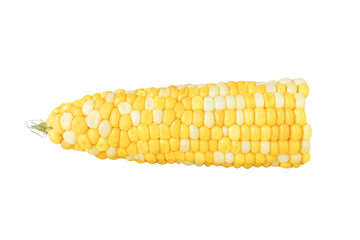 Corn on isolated white background