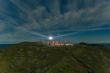 southern sky and nature in the end of the world, evangelistas ligthouse Chile 