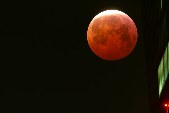 Germany, Frankfurt on Main, during maximum eclipse