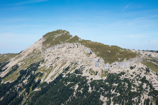 Austria, Vorarlberg,  Allgaeu Alps, Kleinwalser Valley, Hoher Ifen, View from Walmendingerhorn