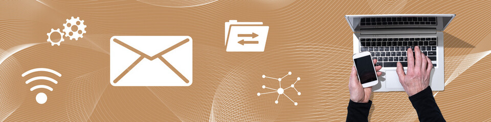 Concept of email sending