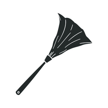 recommend clip art: Duster Icon Silhouette Illustration. Cleaner Brush Vector Graphic Pictogram Symbol Clip Art. Doodle Sketch Black Sign.