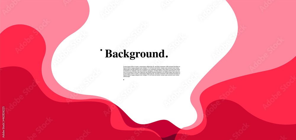 Poster vector abstract colorful liquid and curve background