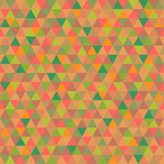 Obraz premium Seamless triangle pattern. Pretty colors. Abstract geometric wallpaper of the surface. Cute background. Print for polygraphy, posters, t-shirts and textiles. Beautiful texture. Doodle for design