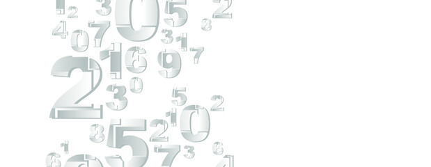 abstract background with numbers	