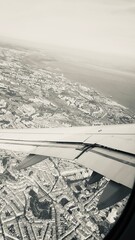 View from Plane over Portugal