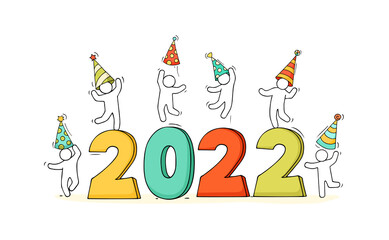 2022 Happy New Year card.