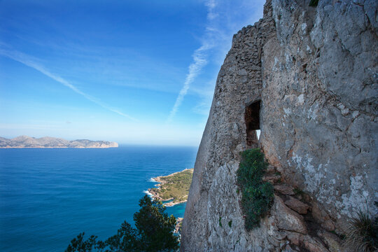 Spain, Balearic Islands, Mallorca, Peninsula Alcudia, hiking trail to Penya del Migdia