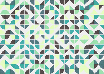 Abstract Geometric Pattern generative computational art illustration