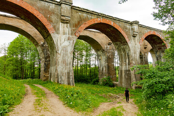 kiepojcice most mosty wiadukt kolejowy kolejowe akwedukt tory pociąg kolej © Dariusz