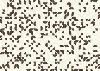 Fototapeta premium Abstract Geometric Pattern generative computational art illustration