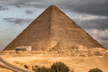 Fototapeta na wymiar Great Pyramids of Giza, UNESCO World Heritage site, Egypt