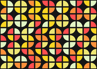 Abstract Geometric Pattern generative computational art illustration