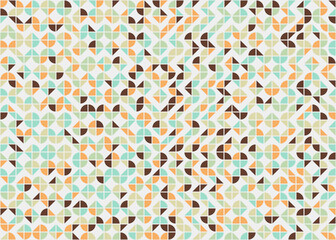 Abstract Geometric Pattern generative computational art illustration