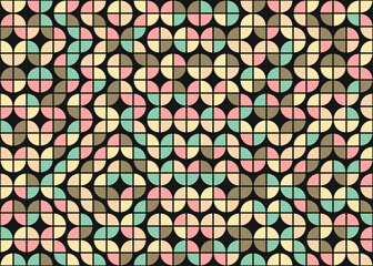 Abstract Geometric Pattern generative computational art illustration