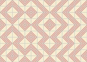 Abstract Geometric Pattern generative computational art illustration