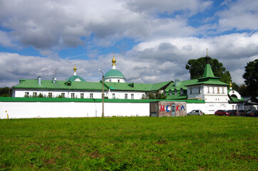 Fototapeta na wymiar City of Vidnoye, Russia - September, 2020: St. Catherine's Monastery