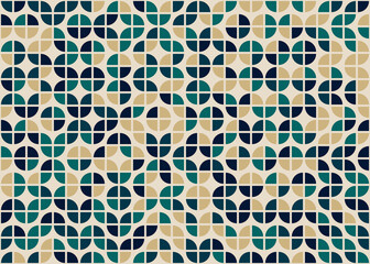 Abstract Geometric Pattern generative computational art illustration