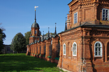 Volokolamsk, Moscow region, Russia - September, 2020:   Volokolamsk Kremlin. The architectural...