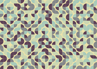 Naklejka premium Abstract Geometric Pattern generative computational art illustration