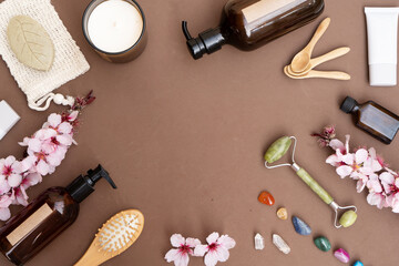 Natural cosmetics set