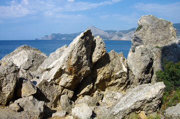 View from the Cape Alchak in Crimea