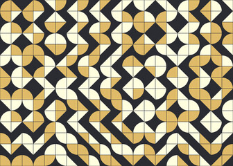 Abstract Geometric Pattern generative computational art illustration