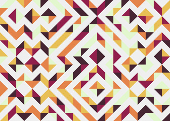 Abstract Geometric Pattern generative computational art illustration