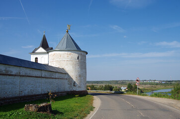 Mozhaisk, Russia - September, 2019: Luzhnetsky Ferapontovsky monastery