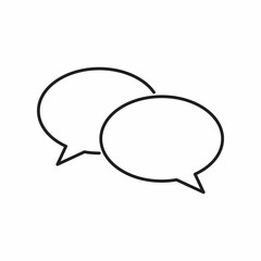Chat bubble speech icon
