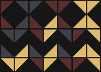 Abstract Geometric Pattern generative computational art illustration