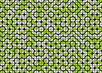 Abstract Geometric Pattern generative computational art illustration