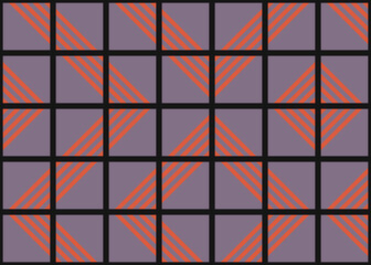 Abstract Geometric Pattern generative computational art illustration