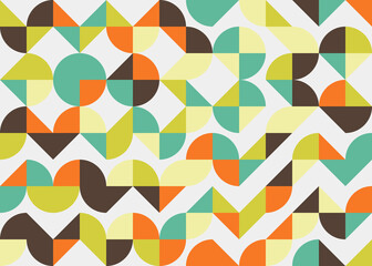 Abstract Geometric Pattern generative computational art illustration