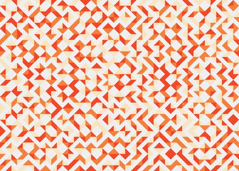 Abstract Geometric Pattern generative computational art illustration