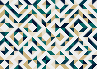 Abstract Geometric Pattern generative computational art illustration