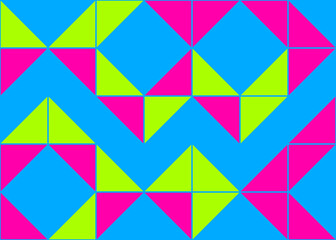 Abstract Geometric Pattern generative computational art illustration