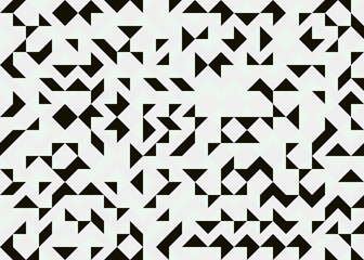 Abstract Geometric Pattern generative computational art illustration