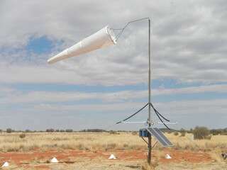 windsock at airfield