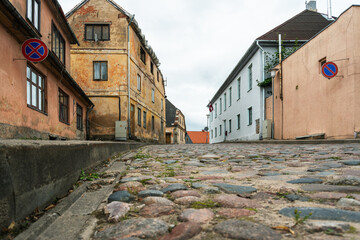 Street of a small city.