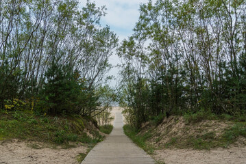 Path to the Baltic sea.